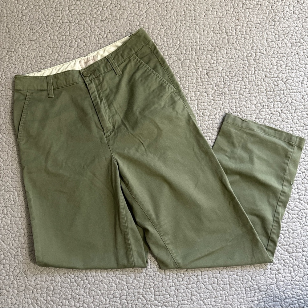 Brixton Men's Khaki Chinos